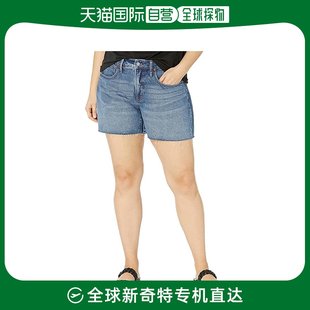 Burnett 香港直邮潮奢 女士Plus Madewell Perfect 曲线牛仔短裤