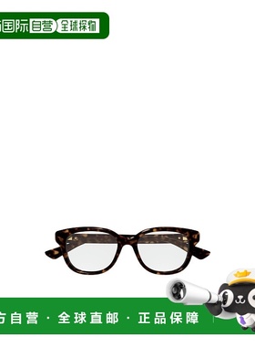 香港直邮GUCCI 女士眼镜 GG1833OK002 SS2025 白色 方框平光镜