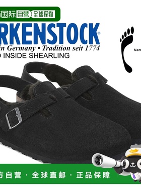 日本直邮BIRKENSTOCK TOKIO INSIDE SHEARLING NARROW FIT 黑色女