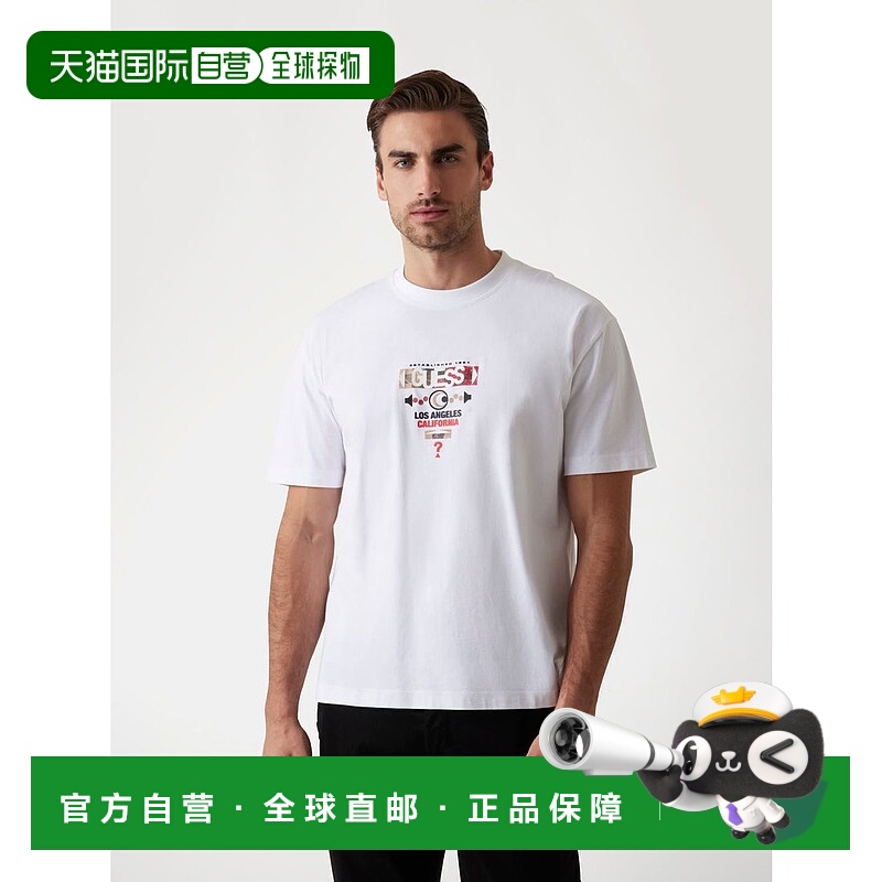 日本直邮Guess SS Cn Abstract Guess Triangle Tee 短袖T恤 [GU1