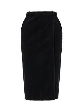 潮奢 Saint Laurent 圣罗兰 女士 天鹅绒裹裙 826769Y580T