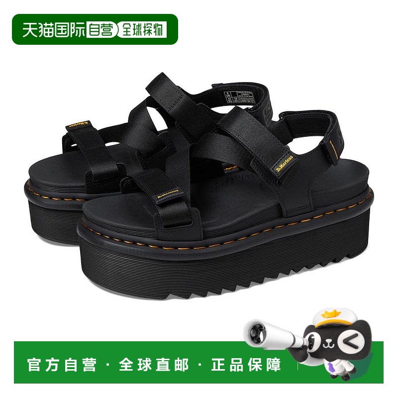 1h可退 【美国直邮】dr. martens 女士 时尚休闲鞋厚底凉鞋皮鞋
