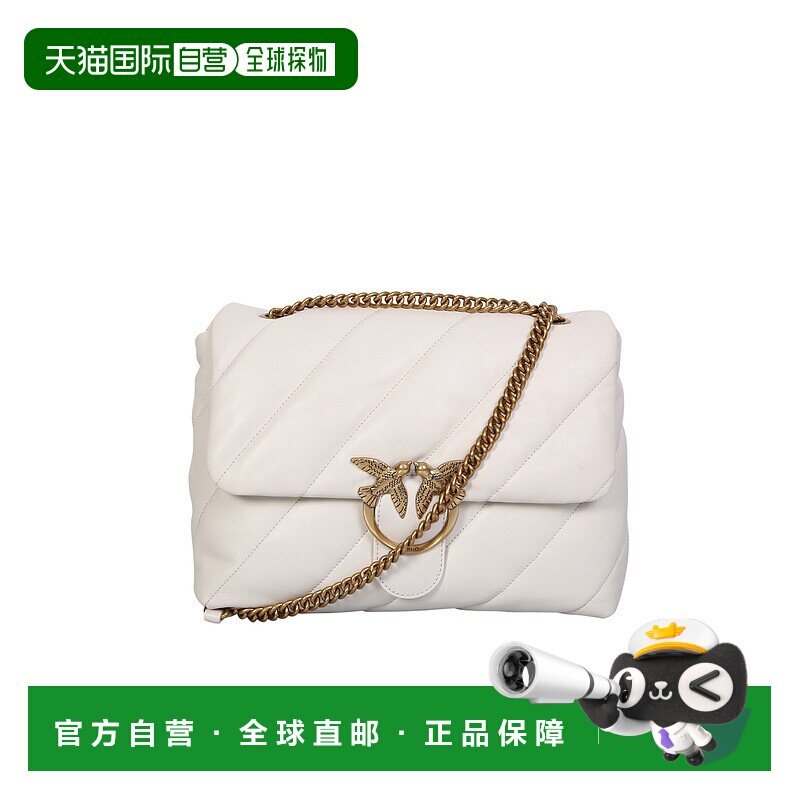 香港直邮PINKO 女士斜挎包 100037A0F2Z14Q CO 白色 'Love 单肩包