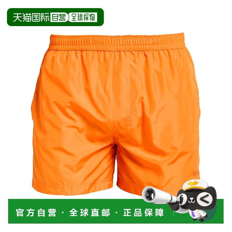 香港直邮zegna 杰尼亚 男士 泳裤 orange橙色 舒适时尚