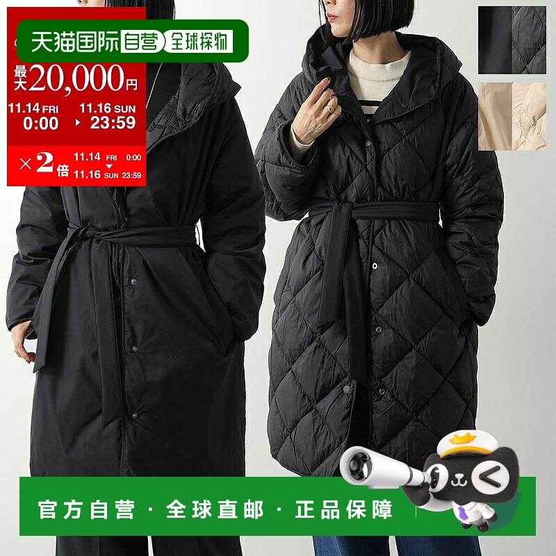 日本直邮WEEKEND MAX MARA BANFY 女士双面连帽羽绒大衣带标志和0