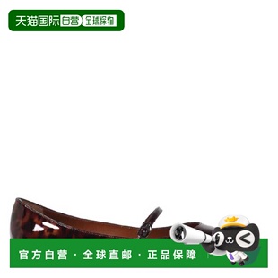 自营Stuart Weitzman Emilia Leather Mary Janes - dark brown