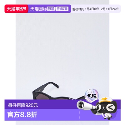 香港直邮CELINE 女士太阳镜 4S329CPLB38NO AW2025 黑色 矩形太阳