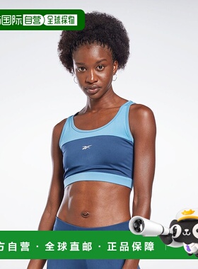 日本直邮 WOR 运动网眼短款文胸 [无] 蓝色背心