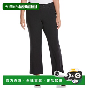 自营Rafaella Gaberdine Curvy Fit Bootcut Dress Pants Women's