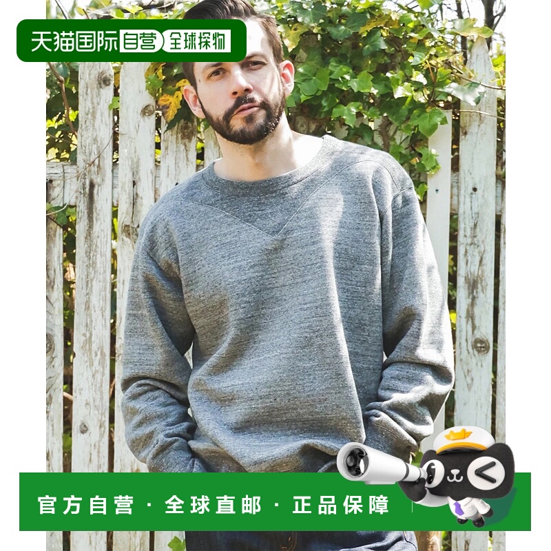 1h可退 日本直邮MR.OLIVE 男装 全棉法式绒布 V领插肩袖衬衫 1156