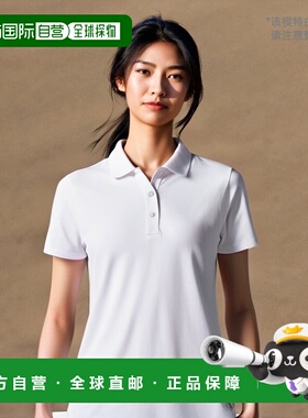 russell athletic女士基本款 Polo 衫 - 白色 【美国奥莱】直发