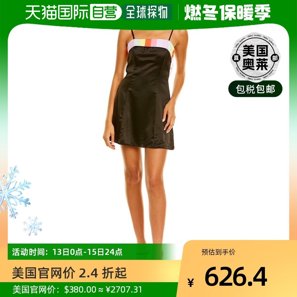 Olivia Rubin Lettie 迷你早秋新款连衣裙 黑色 【美国奥莱】直发