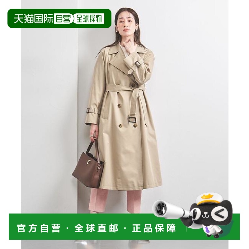 日本直邮UNITED ARROWS 棉格纹风衣大衣外套格子