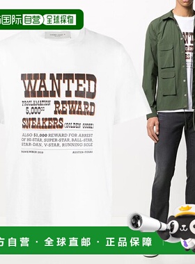 韩国直邮GOLDEN GOOSE 11 周年旺旺标志印花T恤 白色 G36MP524 N1