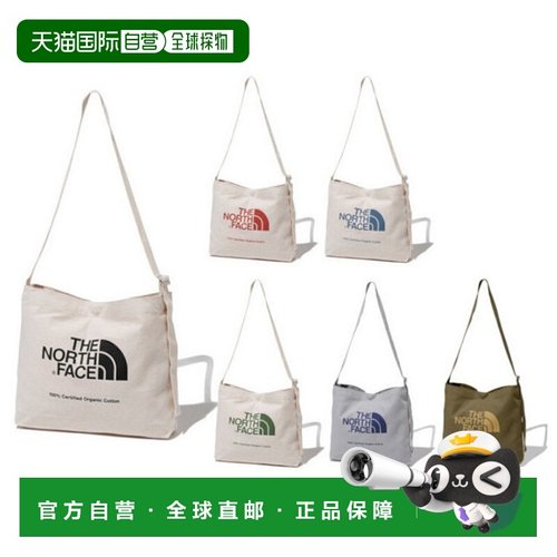 日本直邮THE NORTH FACE 有机棉单肩包 NM82262 运动包 户外包 配