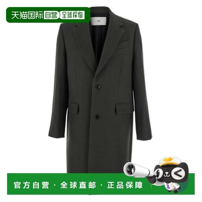 1h可退 香港直邮Ami Paris 男士 AMI - manteau droit à boutonn