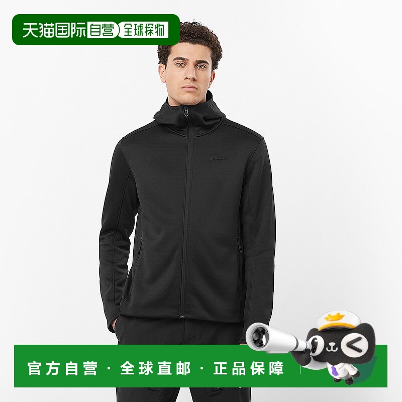 日本直邮SALOMON OUTLINE WARM 男士带帽中层夹克 [essential-mid