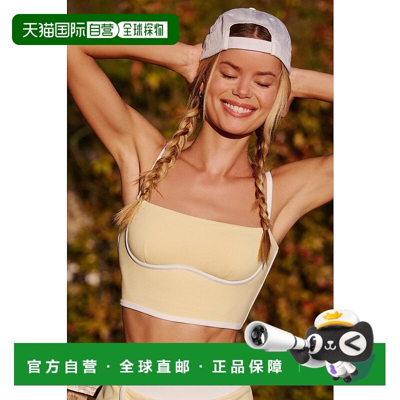 香港直邮alo yoga  Airbrush  JISOO 系列 舒适撞色透气修身网球