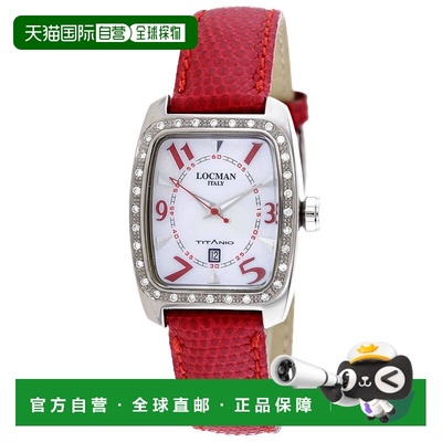 自营Locman女式Titanio白色表盘手表-白色 美国奥莱直发