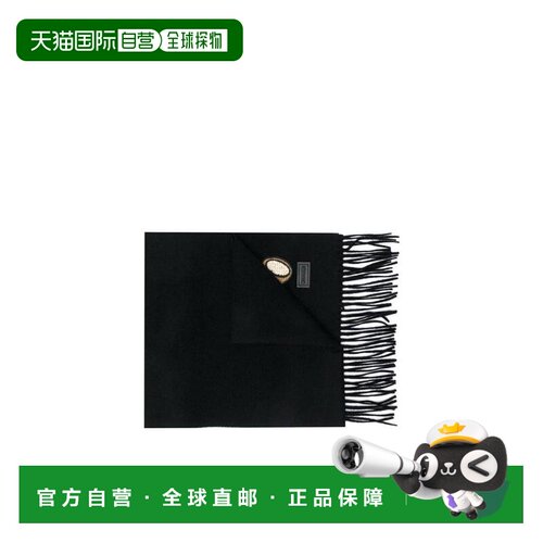 1h可退 香港直邮MOSCHINO 女士围巾 50150M5437016 SS2021 黑色