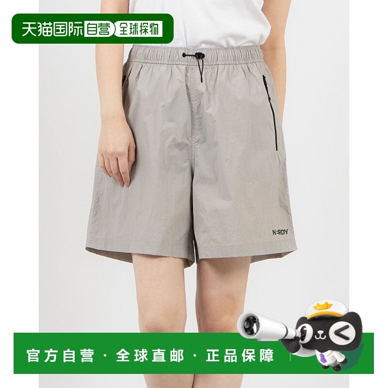 日本直邮NERDY 拉链拼接梭织短裤 [NE8621EU001043] 黑色