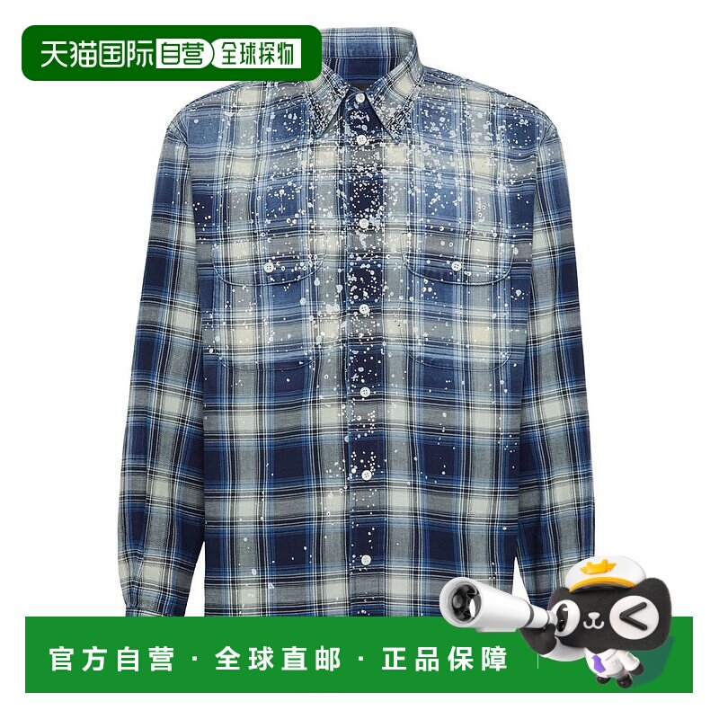 香港直邮DSQUARED2 男士衬衫 D35206S74DM0957001F AW2025