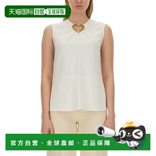 1h可退 香港直邮Moschino 莫斯奇诺 女士 心形嵌花衫 08070433800