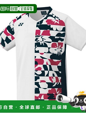 日本直邮Yonex 10504 男士运动T恤 贴身款式 羽毛球 网球 软式网