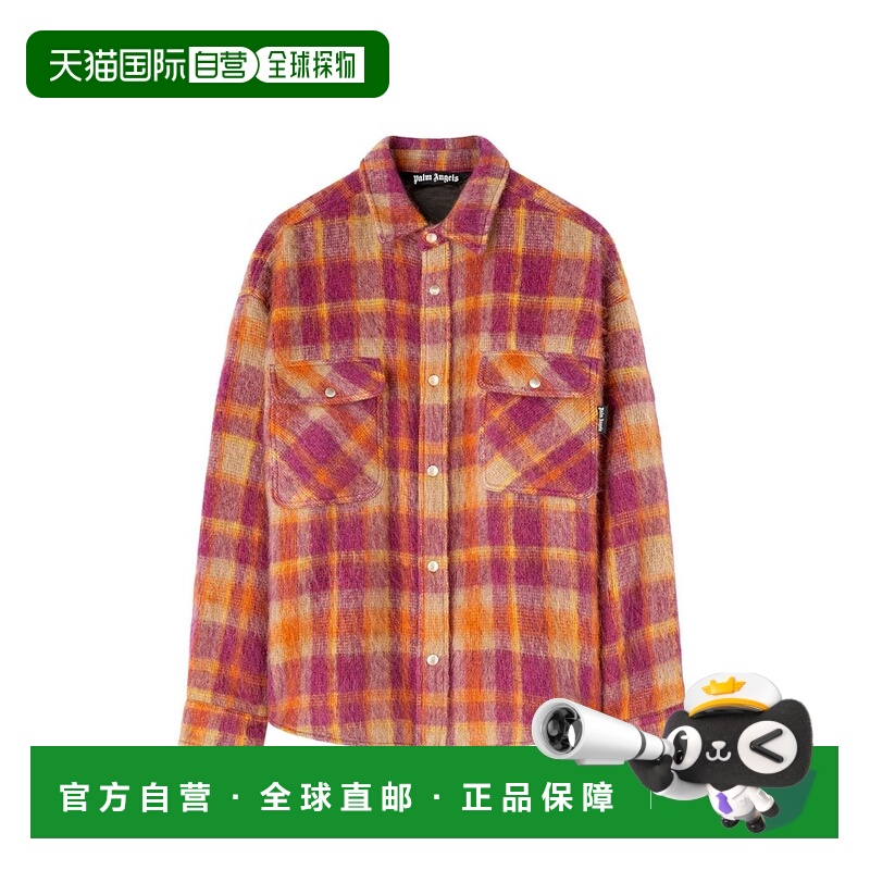 1h可退 香港直邮PALM ANGELS 男士衬衫 PMES012F23FAB0012861 AW2