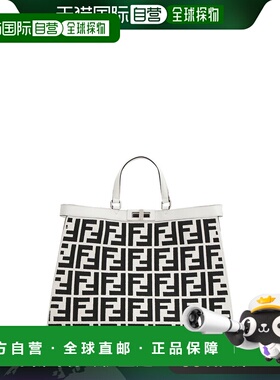 香港直邮FENDI 女士手提包 8BH374AJQYF1LAF SS2024 黑色