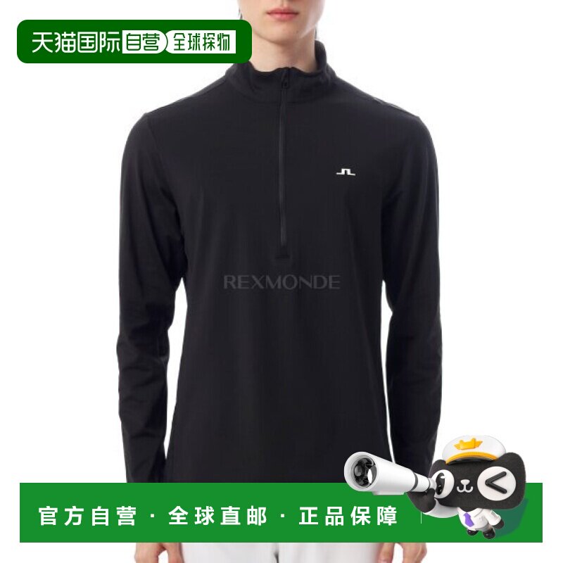 韩国直邮J.LINDEBERG Luke 半拉链中间层长袖衫 运动服 男士 时尚