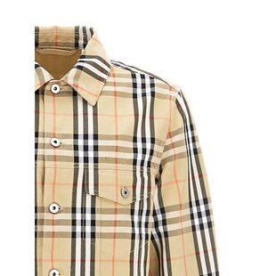 BURBERRY 男士夹克 8097582SANDIPCHECK AW2024 浅棕色