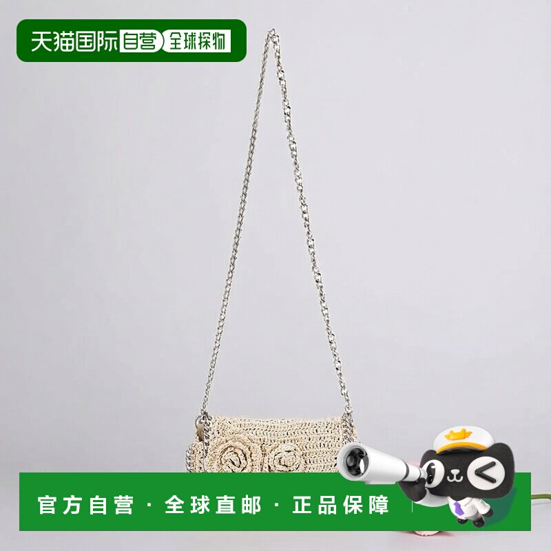 1h可退 日本直邮TOPKAPI 花朵图案链条单肩包手拿包