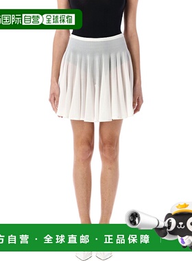 1h可退 香港直邮Alaia 女士 细针织溜冰裙 AA9J2306K053A连衣裙