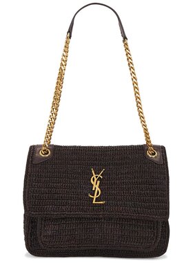 潮奢 Saint Laurent 圣罗兰 女士 Niki 中号链条包包 838875GAAFO