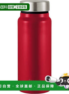 【日本直邮】孔雀 水壶 轻量型 螺丝开盖式400ml 红色AKY-40 R