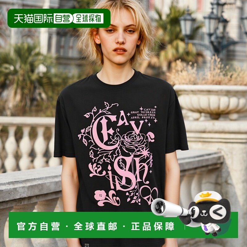 韩国直邮CAVISH 公用T恤CV2EMUT521BCH IVY SS TEE CHARCOAL(CV2E