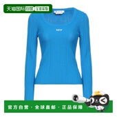 香港直邮潮奢 舒适时尚 off 女士 1h可退 blue蓝色 white 毛衣