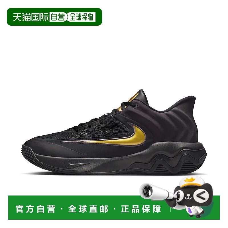 日本直邮Nike 篮球鞋Giannis Immortality 4 EP 黑/金属金-炭灰色