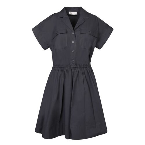 TORY BURCH 女士半身裙 159727001 AW2024 黑色 衬衫式连衣裙