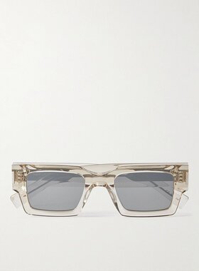 Saint Laurent 圣罗兰 男士 矩形框醋纤太阳眼镜 SL572