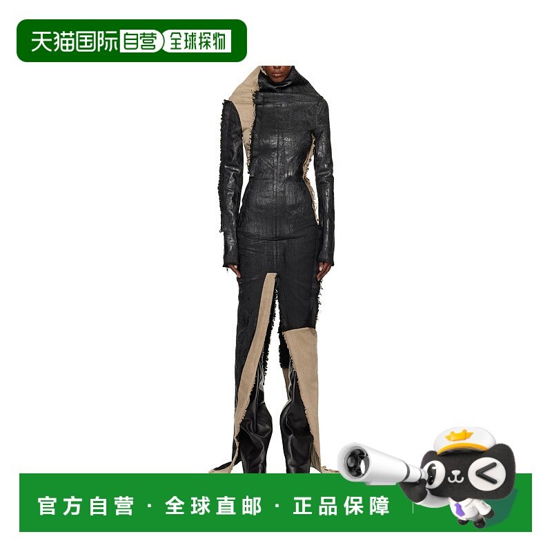 1h可退 香港直邮Rick Owens Concordians Etna 牛仔连衣裙 RO02E4