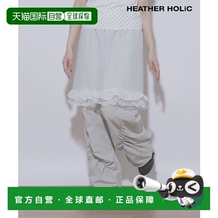 1h可退 日本直邮Heather HOLiC 女装 层叠设计 cargo裤 裙裤两穿