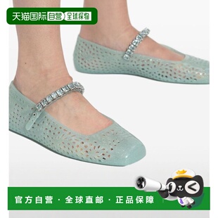 香港直邮Jimmy Choo 周仰杰 女士 JIMMY CHOO 绿色平底鞋 THEJELL