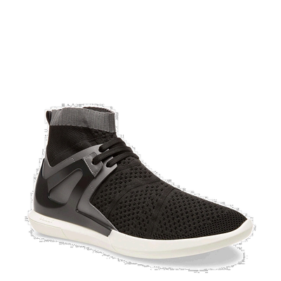 自营 Bally Avallo 男士 6221329 黑色皮革/织物运动鞋 - 多色 美