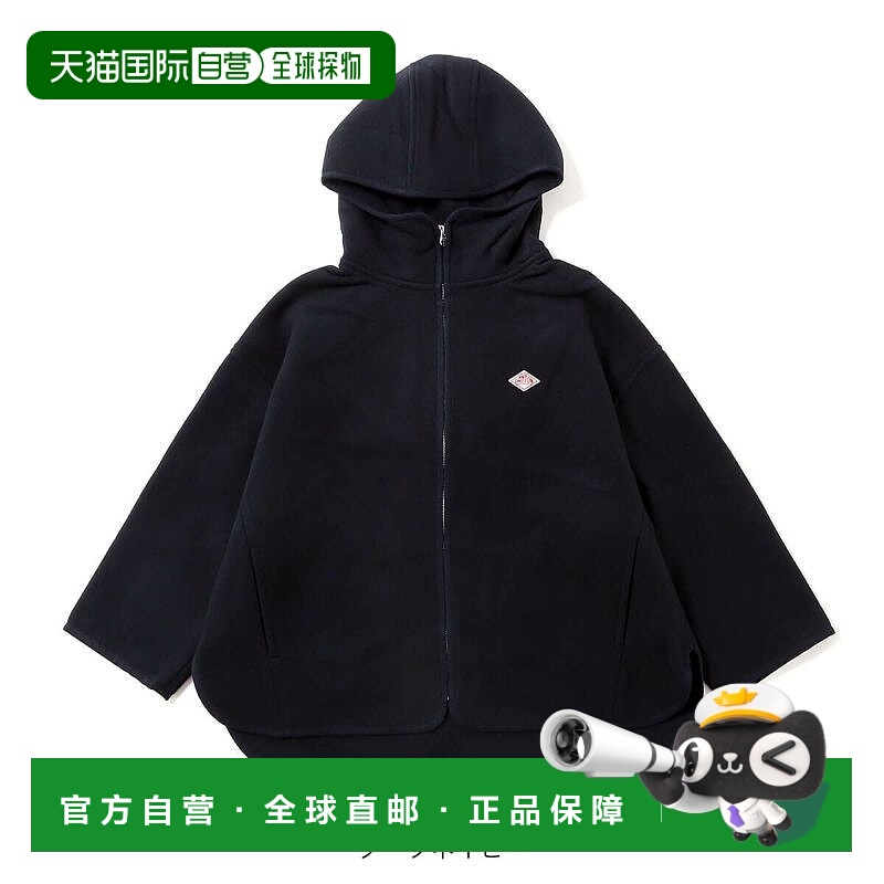 1h可退 日本直邮Danton 女装 宽松版型 螺旋纹乌尔绒夹克 半拉链