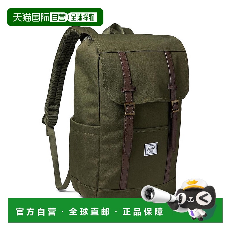1h可退 【美国直邮】Herschel男女通用双肩包徽标 时尚百搭 简约