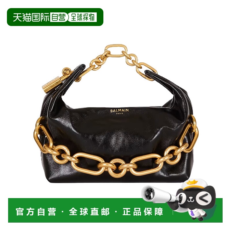 香港直邮BALMAIN 女士手提包 FN0AD001LMTE0PA CO 黑色 Balmain S