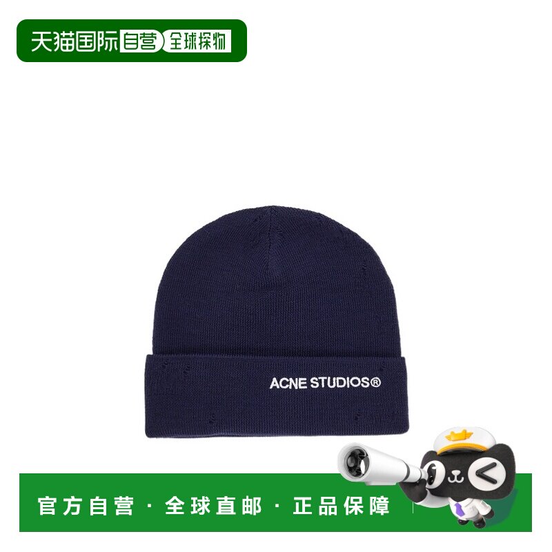 1h可退 香港直邮ACNE STUDIOS 女士帽子 C40359BG3 SS2026 蓝色图片