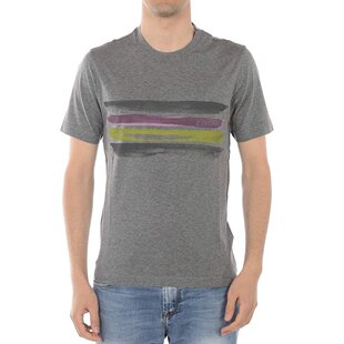 VS372ZZ630DGRIGIO 徽标T恤 Zegna